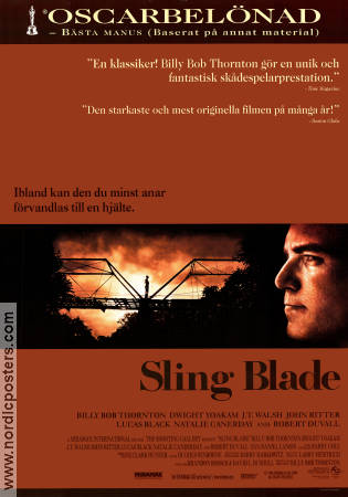 Sling Blade 1996 poster Dwight Yoakam Billy Bob Thornton