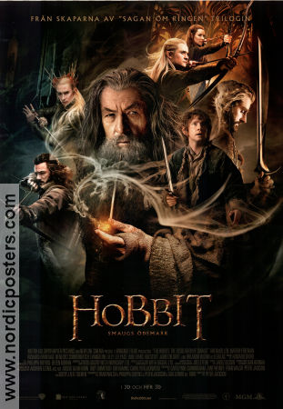 The Hobbit The Desolation of Smaug 2013 movie poster Ian McKellen Martin Freeman Richard Armitage Peter Jackson