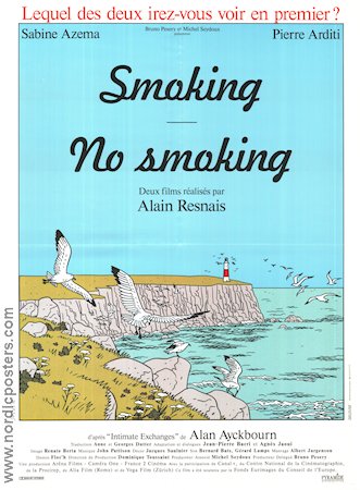 Smoking No Smoking 1993 movie poster Sabine Azema Alain Resnais
