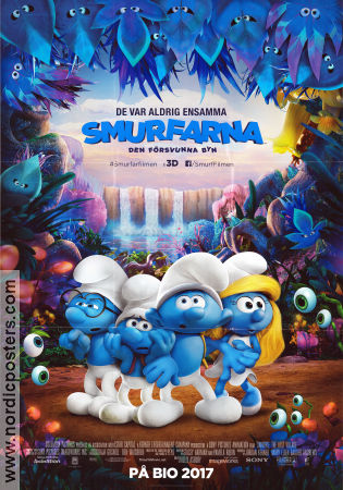 Smurfs: The Lost Village 2017 movie poster Demi Lovato Kelly Asbury Animation