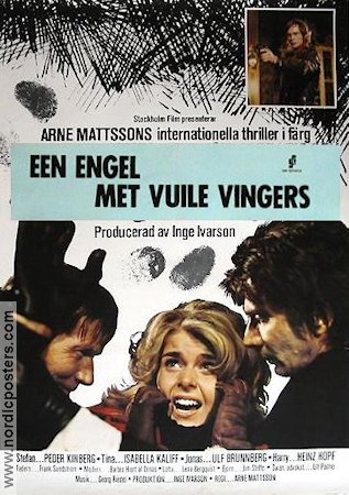 Smutsiga fingrar 1973 movie poster Ulf Brunnberg Peder Kinberg Isabella Kaliff Heinz Hopf Arne Mattsson