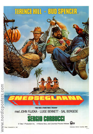 Chi trova un amico trova un tesoro 1981 movie poster Terence Hill Bud Spencer John Fujioka Sergio Corbucci