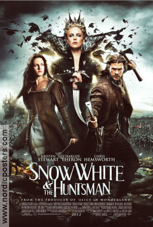 Snow White and the Huntsman 2012 movie poster Kristen Stewart Chris Hemsworth Charlize Theron Rupert Sanders