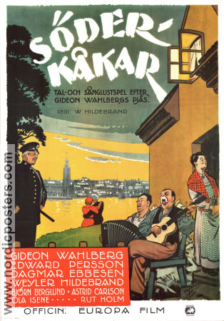 Söderkåkar 1932 movie poster Edvard Persson Gideon Wahlberg Find more: Stockholm