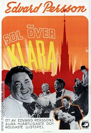 Sol över Klara 1942 movie poster Edvard Persson Nils Ekstam Find more: Stockholm