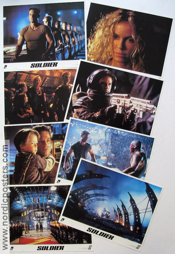 Soldier 1998 lobby card set Kurt Russell Jason Scott Lee Jason Isaacs Paul WS Anderson