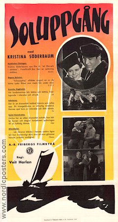 Die Reise nach Tilsit 1939 movie poster Kristina Söderbaum Frits von Dongen Philip Dorn Anna Dammann Veit Harlan