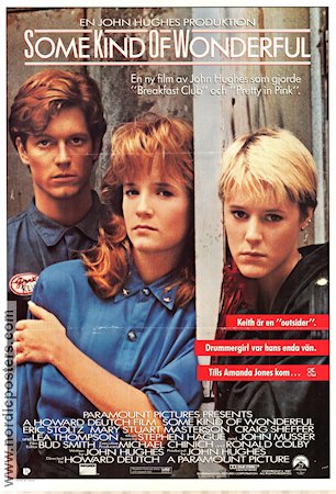 Some Kind of Wonderful 1987 movie poster Eric Stoltz Mary Stuart Masterson John Hughes