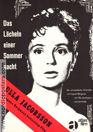 Smiles of a Summer Night 1956 movie poster Ulla Jacobsson Gunnar Björnstrand Harriet Andersson Eva Dahlbeck Ingmar Bergman