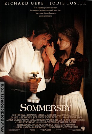 Sommersby 1993 movie poster Richard Gere Jodie Foster Lanny Flaherty Jon Amiel Romance