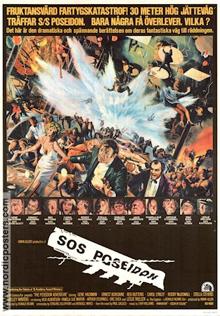 The Poseidon Adventure 1972 poster Gene Hackman Ronald Neame