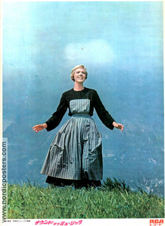 The Sound of Music 1965 movie poster Julie Andrews Christopher Plummer Eleanor Parker Robert Wise Music: Rodgers and Hammerstein Mountains Musicals