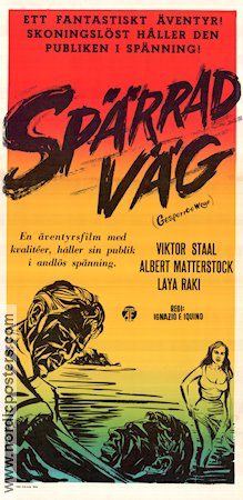 Camino cortado 1955 movie poster Viktor Staal Laya Raki Albert Matterstock Ignacio F Iquino