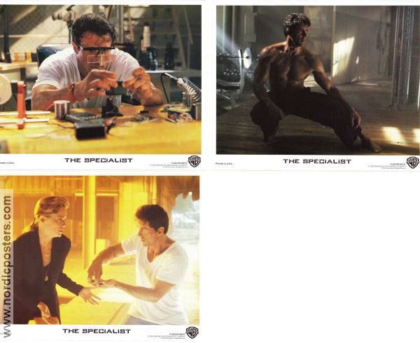 The Specialist 1994 lobby card set Sylvester Stallone Sharon Stone James Woods Luis Llosa