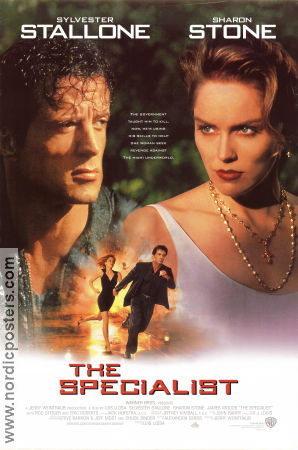 The Specialist 1994 movie poster Sylvester Stallone Sharon Stone James Woods Luis Llosa