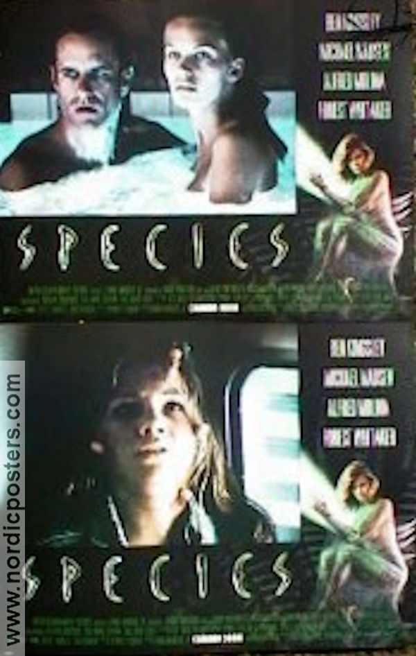 Species 1995 lobby card set Natasha Henstridge Michael Madsen Ben Kingsley Forest Whitaker Roger Donaldson
