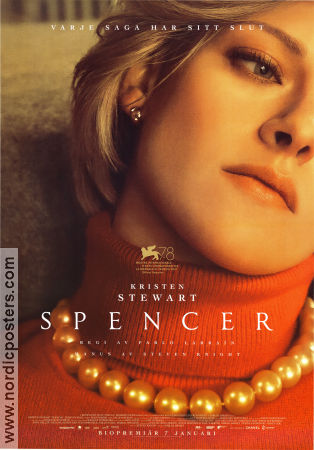 Spencer 2021 poster Kristen Stewart Timothy Spall Sally Hawkins Pablo Larrain Hitta mer: Diana Spencer