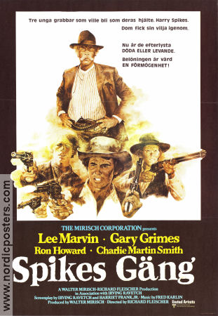 Spikes gäng 1974 poster Lee Marvin Gary Grimes Ron Howard Richard Fleischer