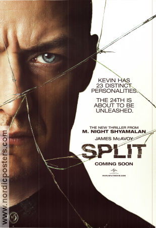 Split 2016 movie poster James McAvoy Anya Taylor-Joy Haley Lu Richardson M Night Shyamalan