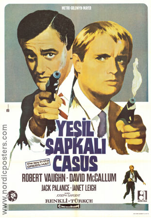 The Spy in the Green Hat 1967 movie poster Robert Vaughn David McCallum Jack Palance Janet Leigh Joseph Sargent Find more: Man From UNCLE Agents Poster from: Türkiye