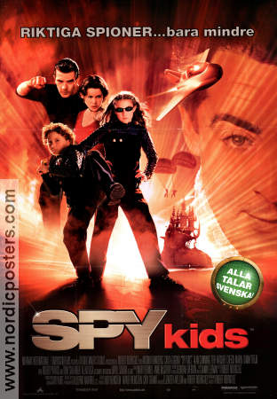 Spy Kids 2001 movie poster Alexa PenaVega Daryl Sabara Antonio Banderas Robert Rodriguez Kids