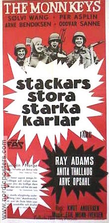 Operasjon Lövsprett 1963 movie poster Monn Keys Ray Adams Norway