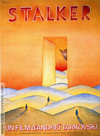 Stalker 1979 movie poster Alisa Freyndlikh Aleksandr Kaydanovskiy Anatoliy Solonitsyn Andrei Tarkovsky Russia