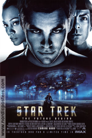 Star Trek 2009 poster Chris Pine Zachary Quinto Simon Pegg JJ Abrams