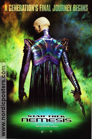 Star Trek: Nemesis 2002 poster Patrick Stewart Stuart Baird