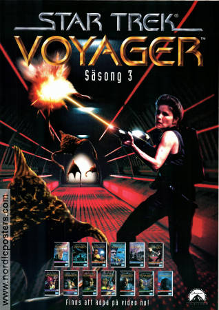 Star Trek: Voyager 1995 poster Kate Mulgrew Robert Beltran Roxann Dawson Rick Berman Find more: Star Trek From TV