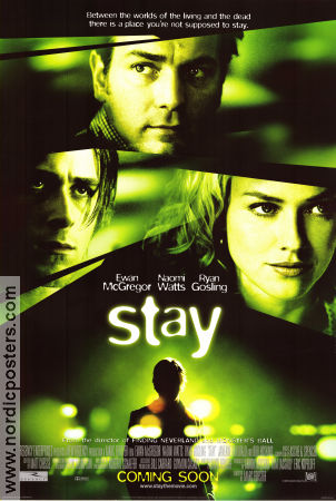 Stay 2005 poster Ewan McGregor Naomi Watts Ryan Gosling Marc Forster