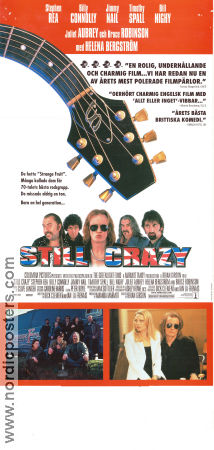 Still Crazy 1998 movie poster Stephen Rea Billy Connolly Jimmy Nail Brian Gibson Rock and pop