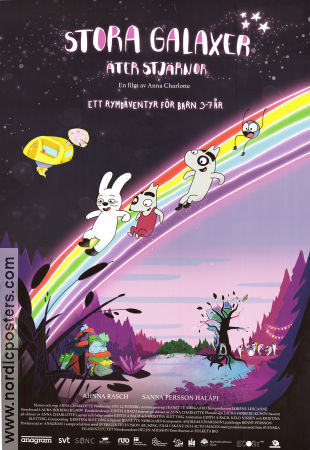 Stora galaxer äter stjärnor 2019 movie poster Sanna Persson Anna Charlotte From TV Animation