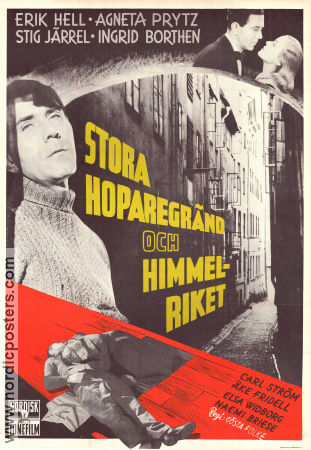 Stora Hoparegränd och himmelriket 1949 movie poster Erik Hell Stig Järrel Agneta Prytz Ingrid Borthen Gösta Folke Find more: Stockholm