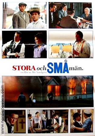 Stora och små män 1995 movie poster Peter Engman Torgny Karlsson Fredrik Hammar Åke Sandgren