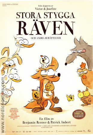 Le grand méchant renard et autres contes 2017 movie poster Guillaume Darnault Patrick Imbert Animation