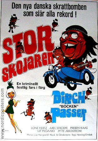 Storskojaren 1974 movie poster Dirch Passer Denmark