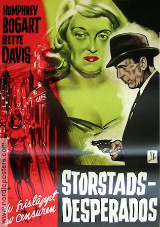 Marked Woman 1937 movie poster Humphrey Bogart Bette Davis