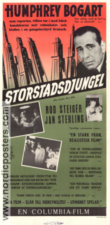 The Harder They Fall 1956 movie poster Humphrey Bogart Rod Steiger Jan Sterling Mark Robson Boxing Film Noir