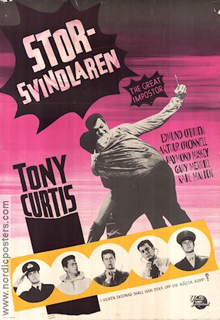 The Great Impostor 1960 poster Tony Curtis Robert Mulligan