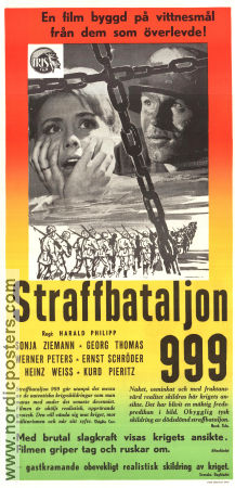 Strafbataillon 999 1960 movie poster Werner Peters Sonja Ziemann Georg Thomas Harald Philipp