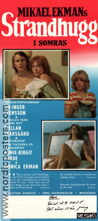 Strandhugg i somras 1972 movie poster Stellan Skarsgård Siv-Inger Svensson Mikael Ekman Skärgård