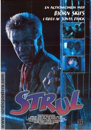 Strul 1988 movie poster Björn Skifs Gino Samil Johan Ulveson Jonas Frick