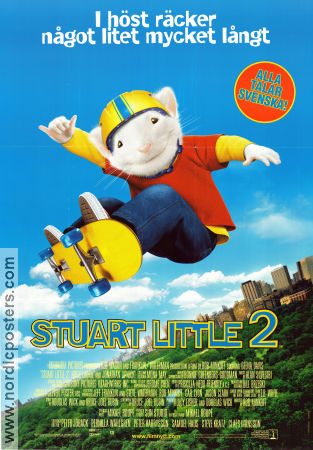 Stuart Little 2 2002 movie poster Michael J Fox Rob Minkoff Animation