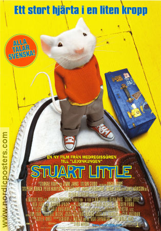 Stuart Little 1999 movie poster Michael J Fox Geena Davis Hugh Laurie Rob Minkoff