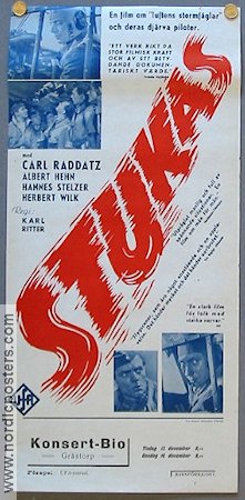 Stukas 1942 movie poster Karl Ritter War Planes