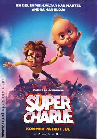 Super-Charlie 2024 movie poster Orlando Wahlsteen Silas Strand Sven Björklund Jon Holmberg Animation