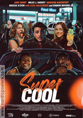 Supercool 2021 movie poster Jake Short Miles J Harvey Damon Wayans Jr Teppo Airaksinen