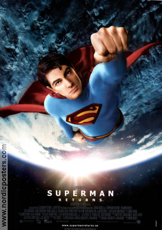 Superman Returns 2006 movie poster Brandon Routh Kevin Spacey Kate Bosworth Bryan Singer Find more: Superman Find more: DC Comics From comics