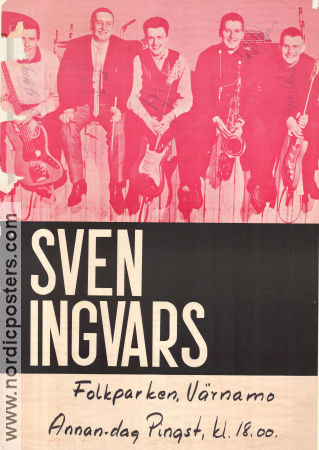 Sven-Ingvars signerad 1964 poster Sven-Erik Magnusson